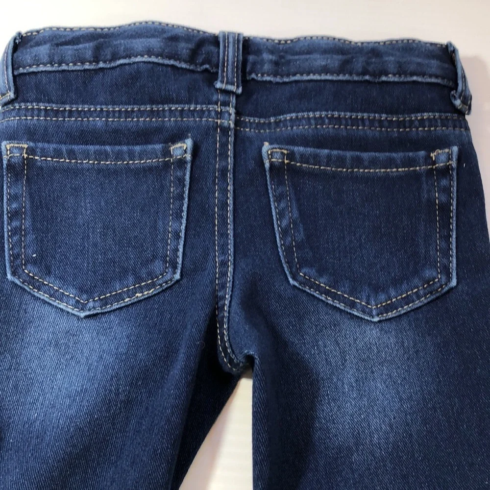 Cat & Jack Ultimate Stretch Jegging Blue Jeans Little Girls Size 4T EUC
